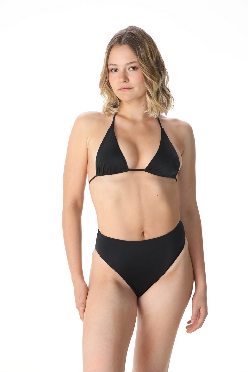 Maillot de bain haut triangle culotte haute Meli allo Jade 1