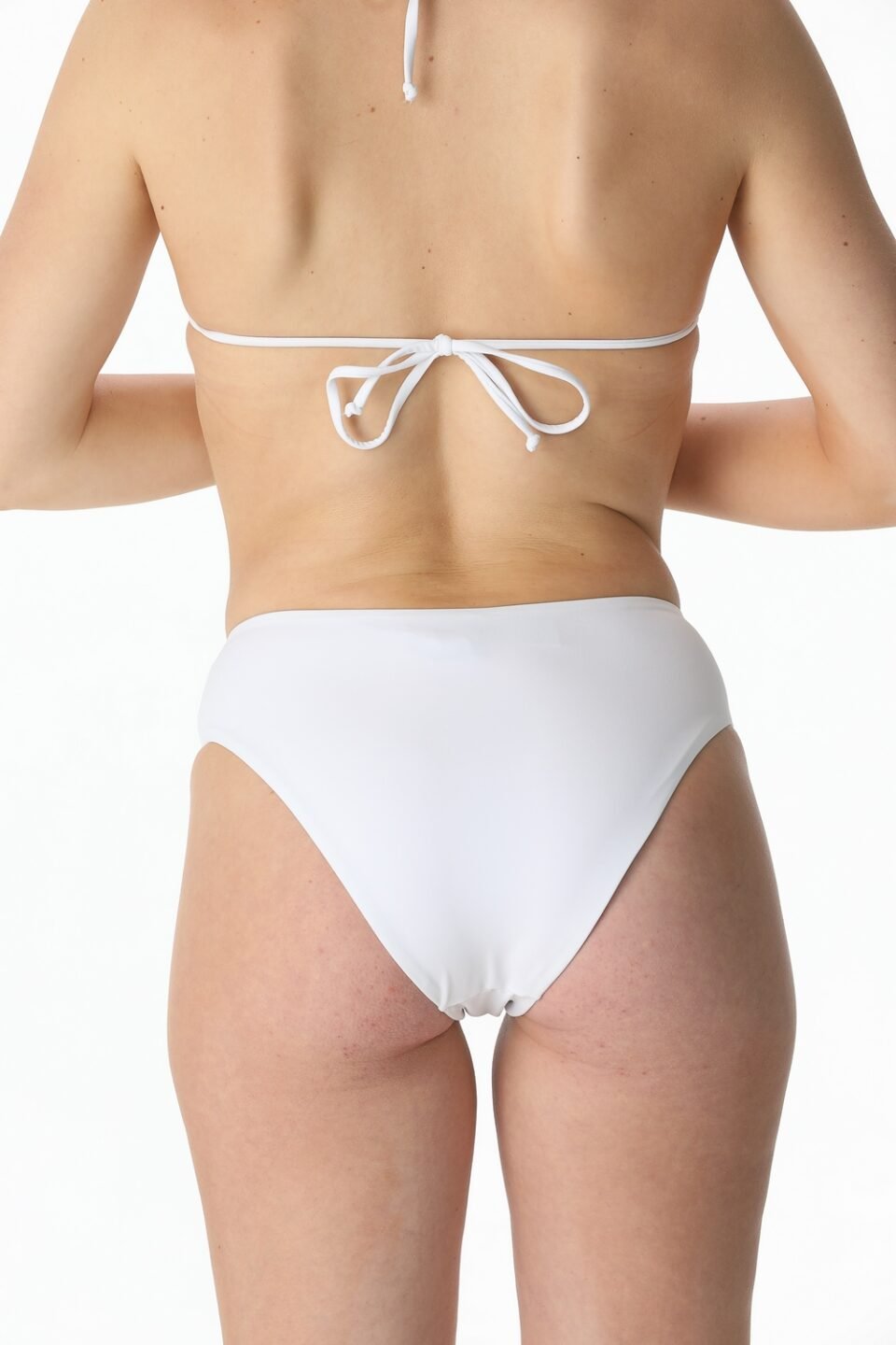 Maillot de bain haut triangle culotte haute white Meli allo Jade 6