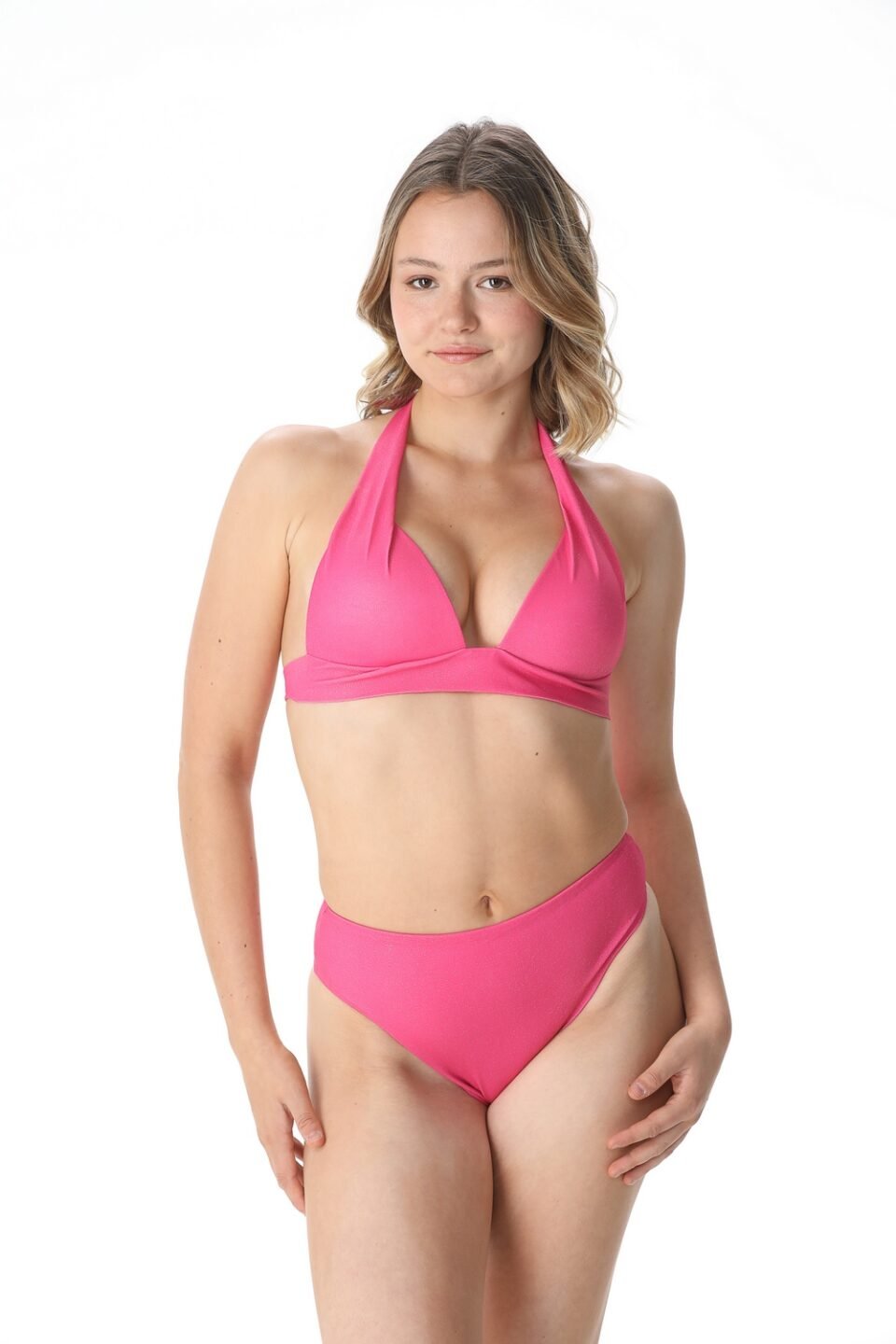 Maillot de bain haut triangle push up culotte haute candy Meli allo Jade 1